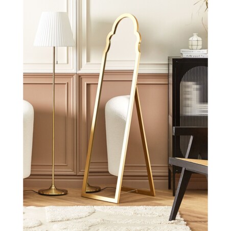 Lustro stojące 40 x 150 cm złote CHATILLON