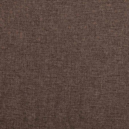 vidaXL Zasłona stylizowana na lnianą, z haczykami, taupe, 290x245 cm