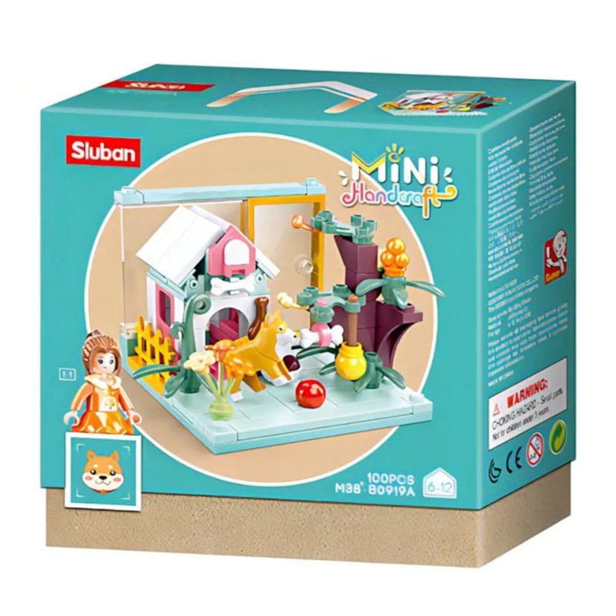 PIESEK Bella - mini pokoik klocki - Sluban - 100 elementów