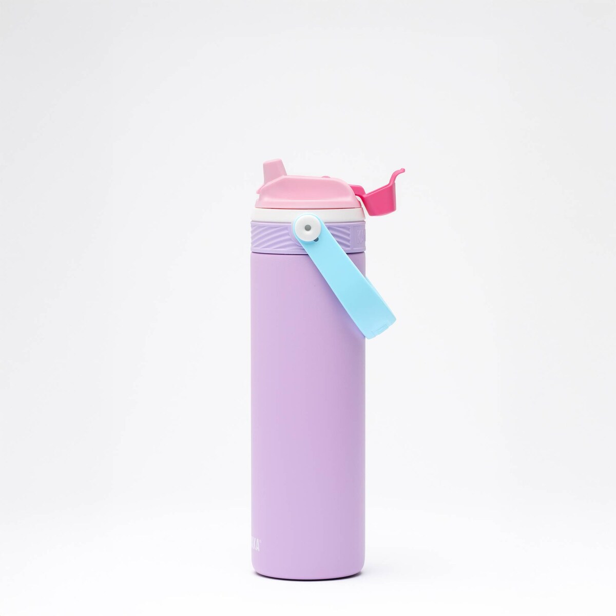 Butelka termiczna na wodę ze słomką termos Dupla Insulated 600ml - Lilac Puff