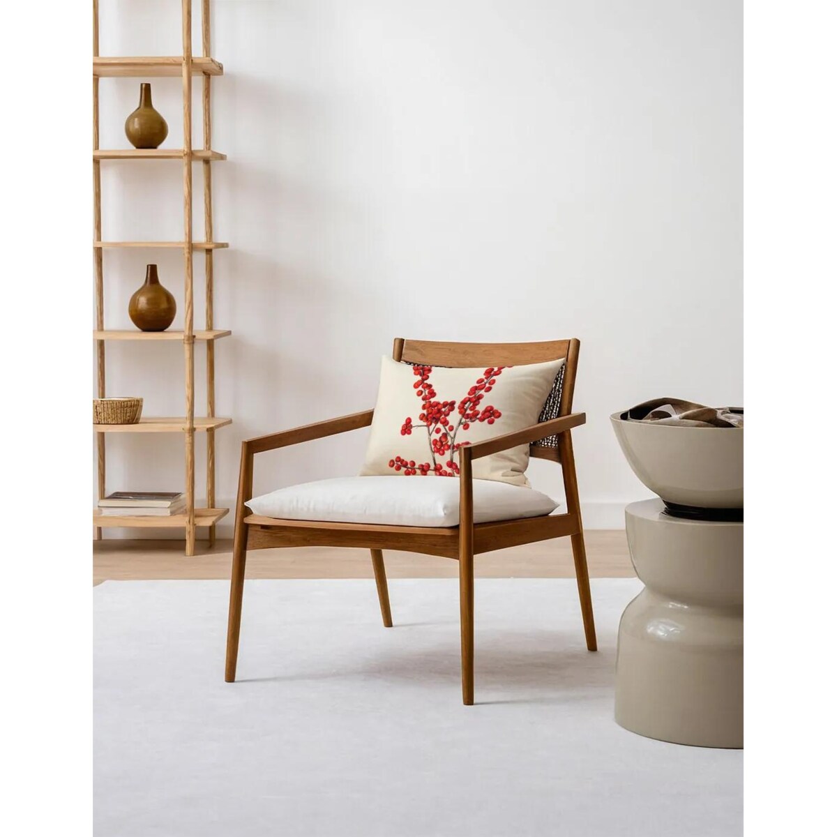 Poduszka świąteczna - Ostrokrzew