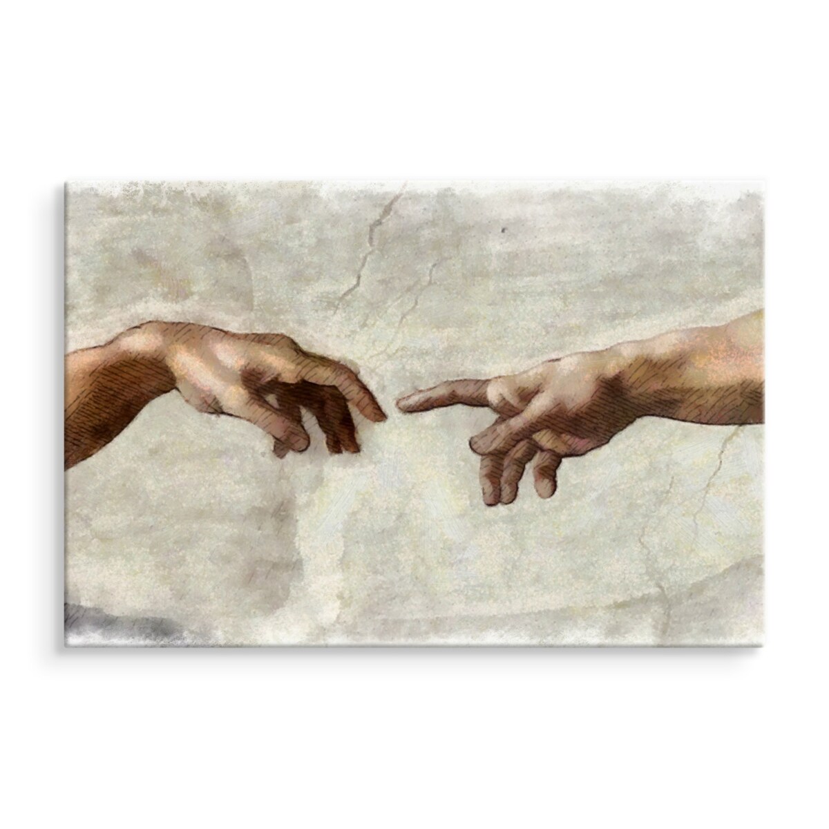 Obraz Na Płótnie Stworzenie Adama 120x80cm