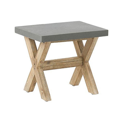 Stołek ogrodowy szary OLBIA