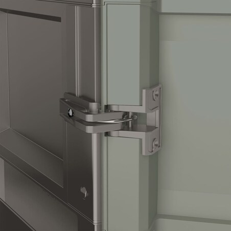 Keter Uniwersalna szafa ogrodowa Wood Grain, kremowy i taupe, 182 cm