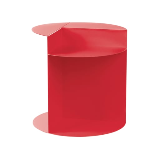 Stolik pomocniczy TAGGART Metal Czerwony