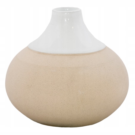 WAZON na różę CERAMICZNY beżowy