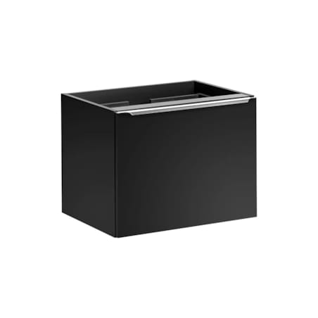 Szafka pod umywalkę nablatową SANTA FE BLACK 60 cm czarny mat