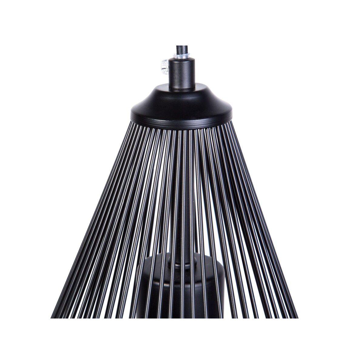 Lampa wisząca metalowa czarna CONCA