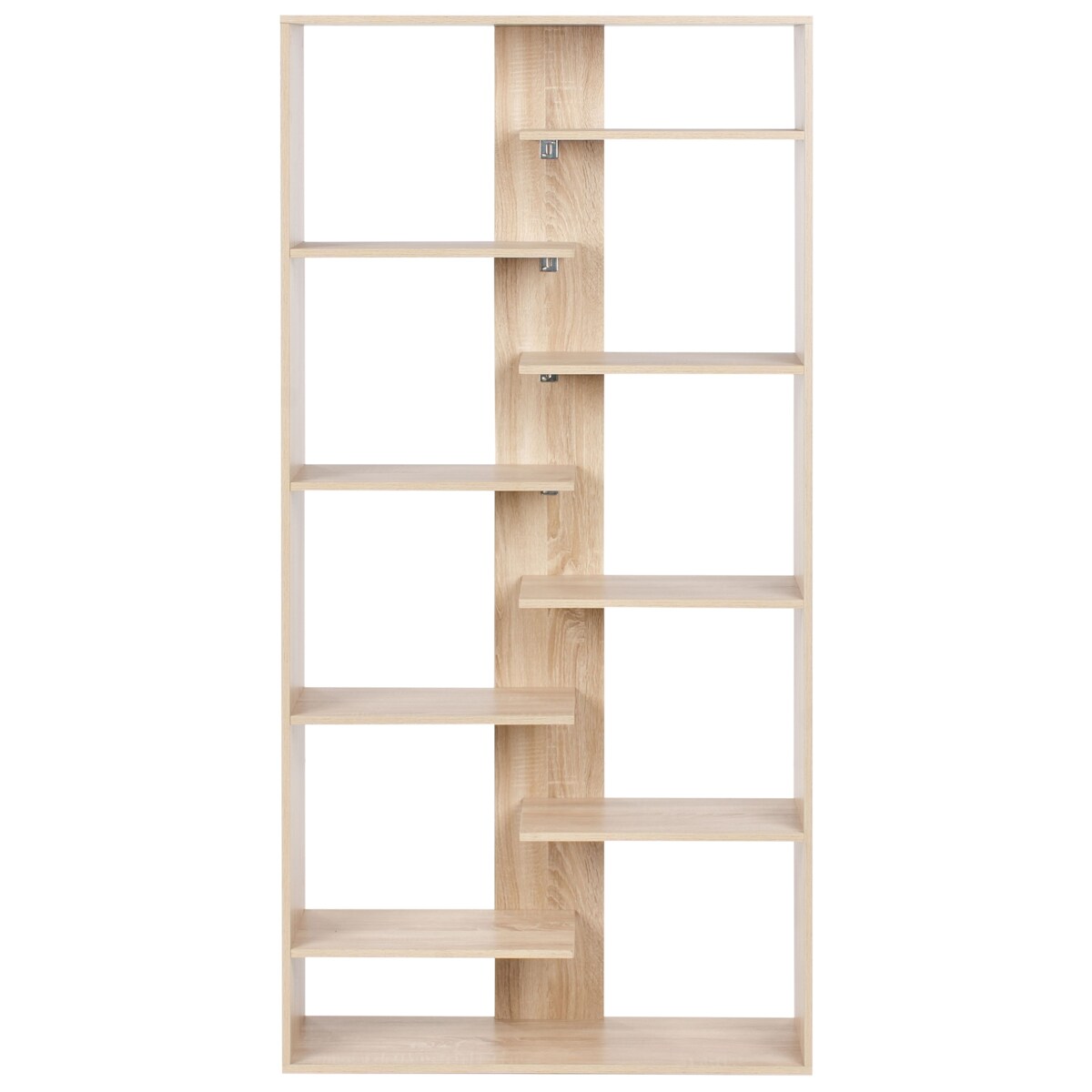 Regał na książki 8 półek FONTAS 180 cm Jasnobrązowy