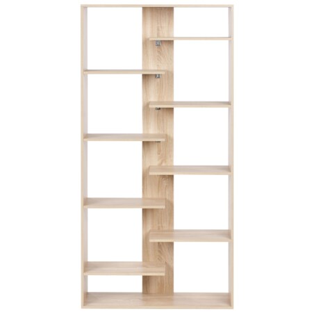 Regał na książki 8 półek FONTAS 180 cm Jasnobrązowy