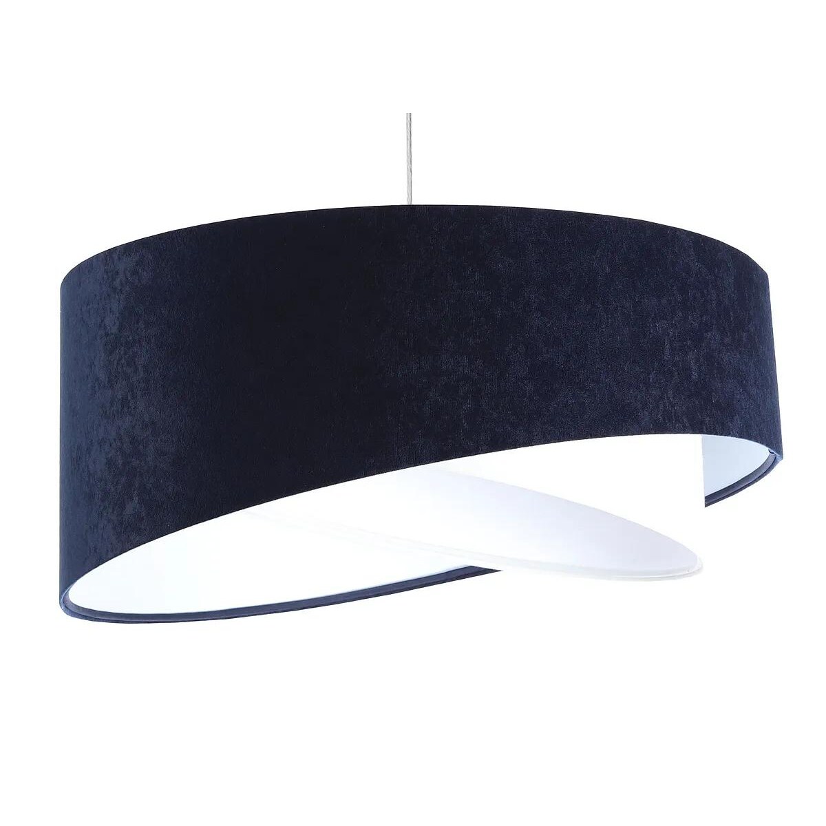 Lampa wisząca THUNDERCLOUD WHITE granatowa/biała