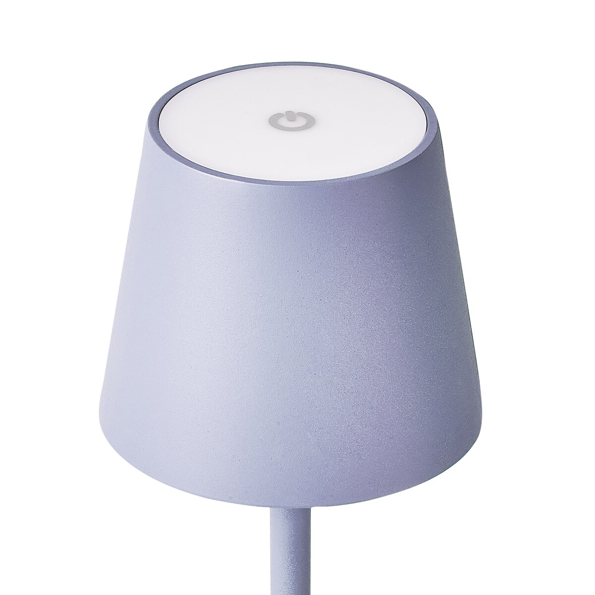 Bezprzewodowa lampa stołowa LED BACEIRO Metal Jasnofioletowy