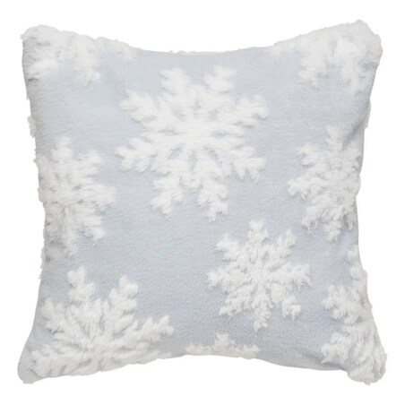 Ozdobna poduszka świąteczna Śnieżynki, 40 x 40 cm