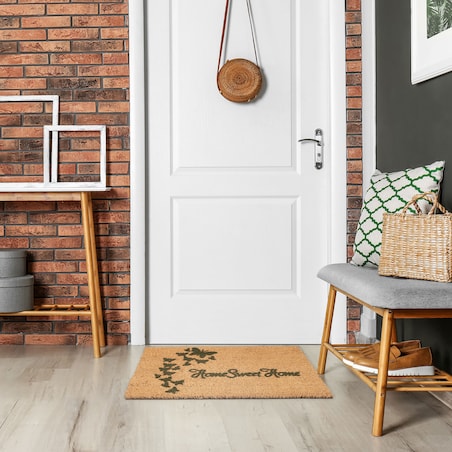 Wycieraczka wejściowa 40x60 cm Home Sweet Home kokosowa pod drzwi