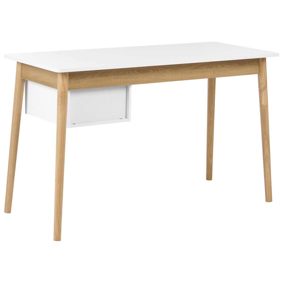 Biurko FENESTRA Jasny brąz/ biały 120 cm 50 cm