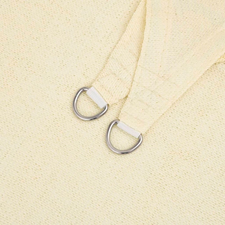 vidaXL Żagiel przeciwsłoneczny, 160 g/m², kremowy, 6x7 m, HDPE