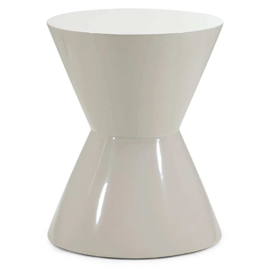 Stolik kawowy 46x36 cm SULIK szarobeżowy glossy