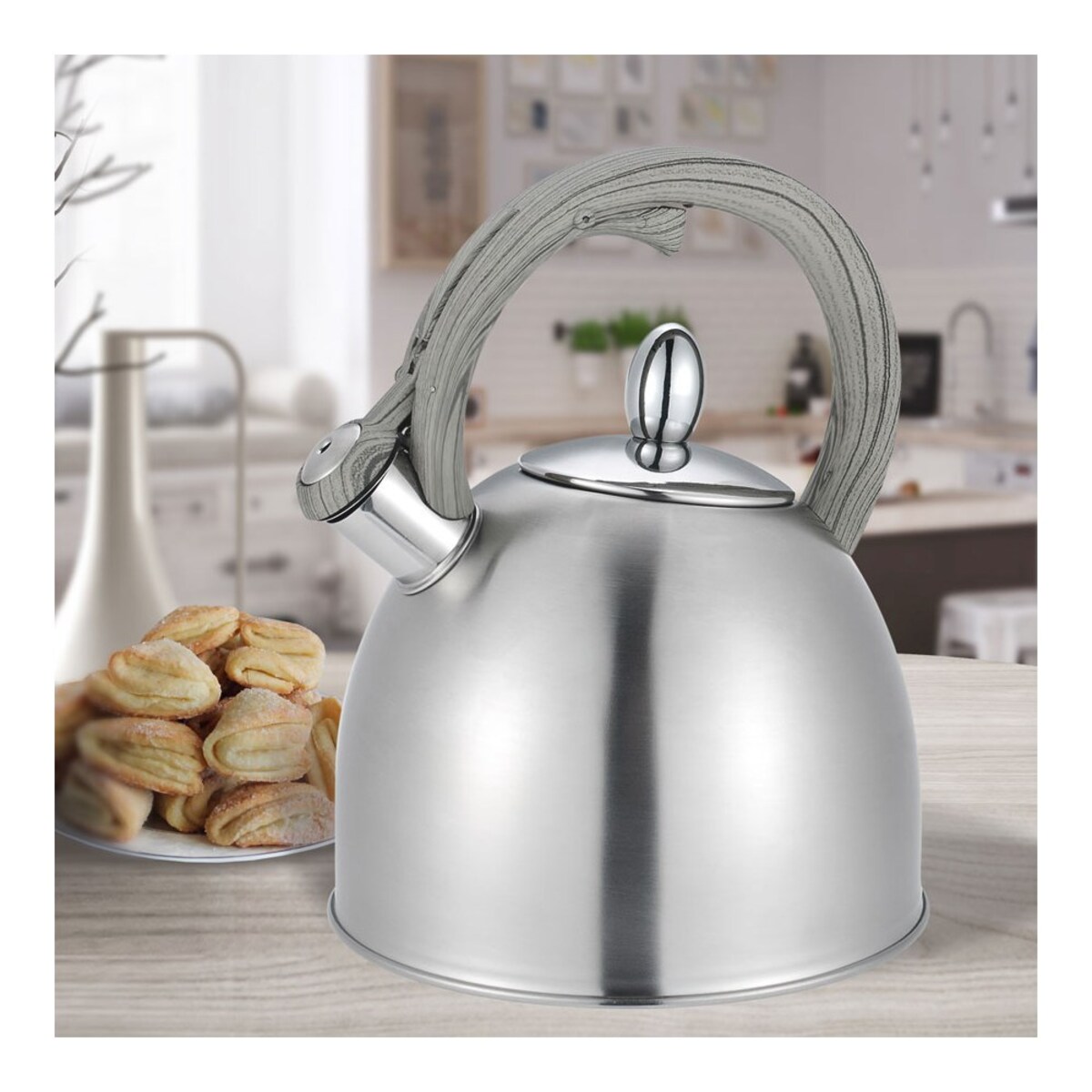 Maestro czajnik stalowy 2.5l satyna MR1312