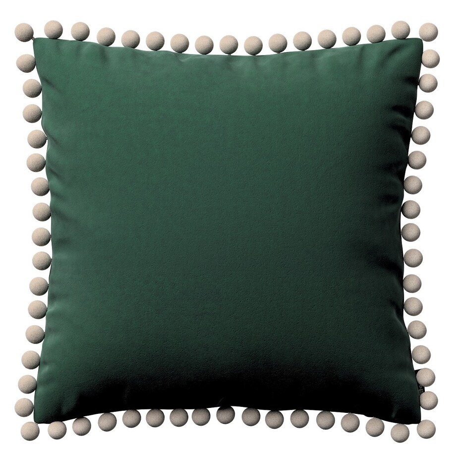 Poszewka Wera na poduszkę 45x45 ciemny zielony