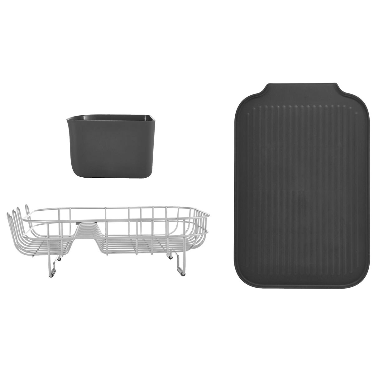 KitchenAid suszarka do naczyń szara 44,6 x 32 x 16 cm