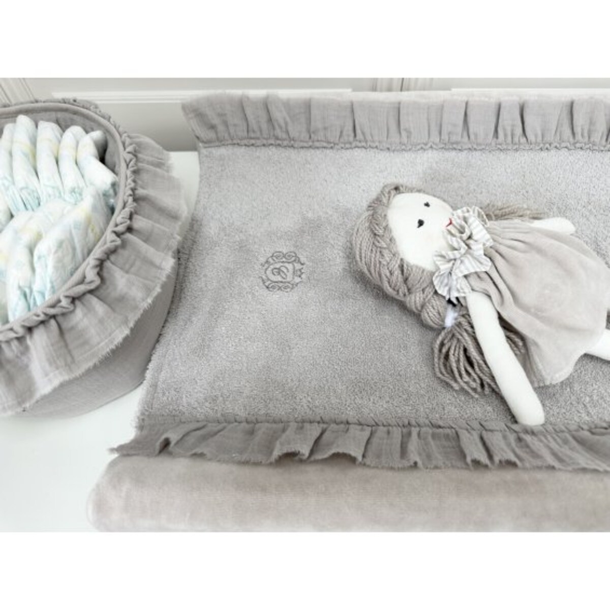 Przewijak welurowy Natural