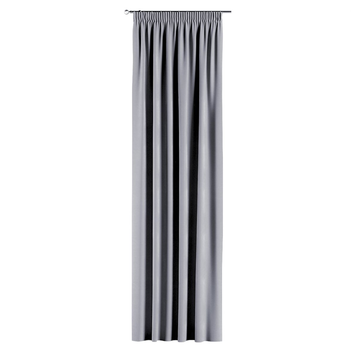 Zasłona na taśmie marszczącej 1 szt. 130x260 srebrzysty szary