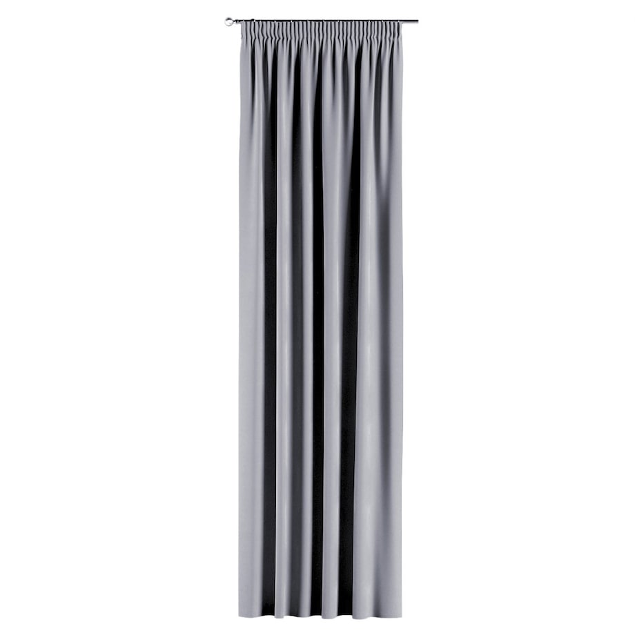 Zasłona na taśmie marszczącej 1 szt. 130x260 srebrzysty szary