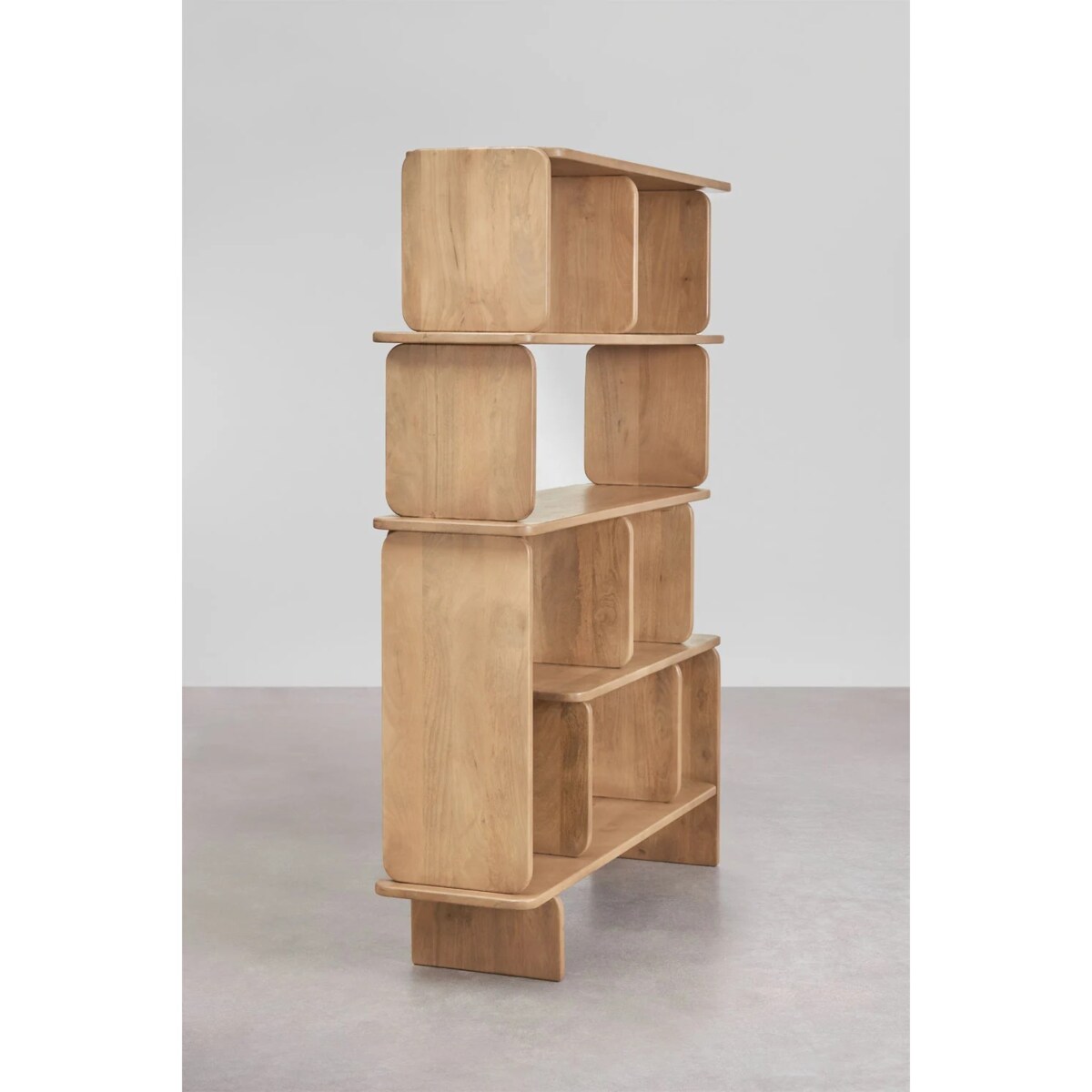 Regał z drewna mango Agathe naturalny 190x140 cm