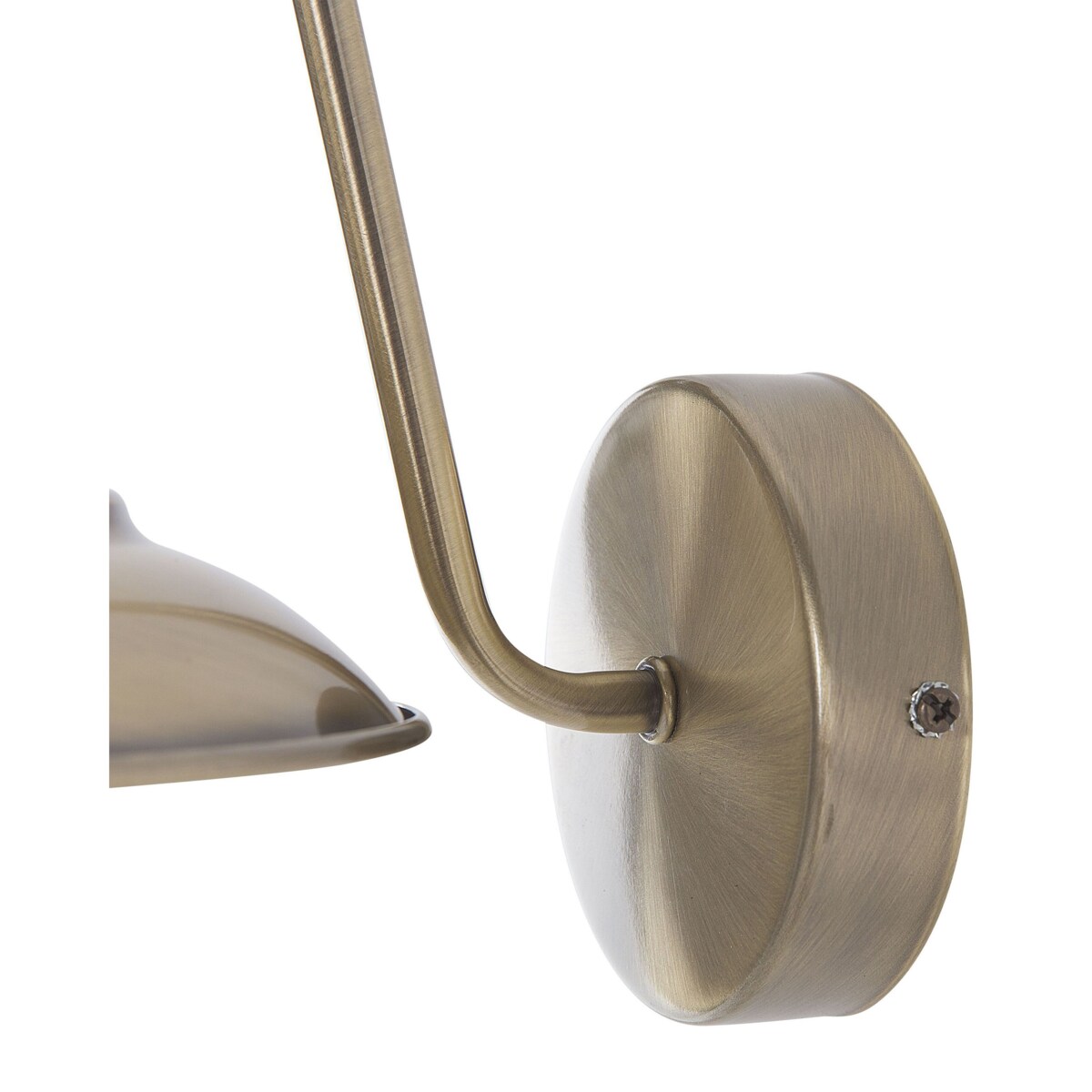 Lampa ścienna LUZA Metal Mosiężny