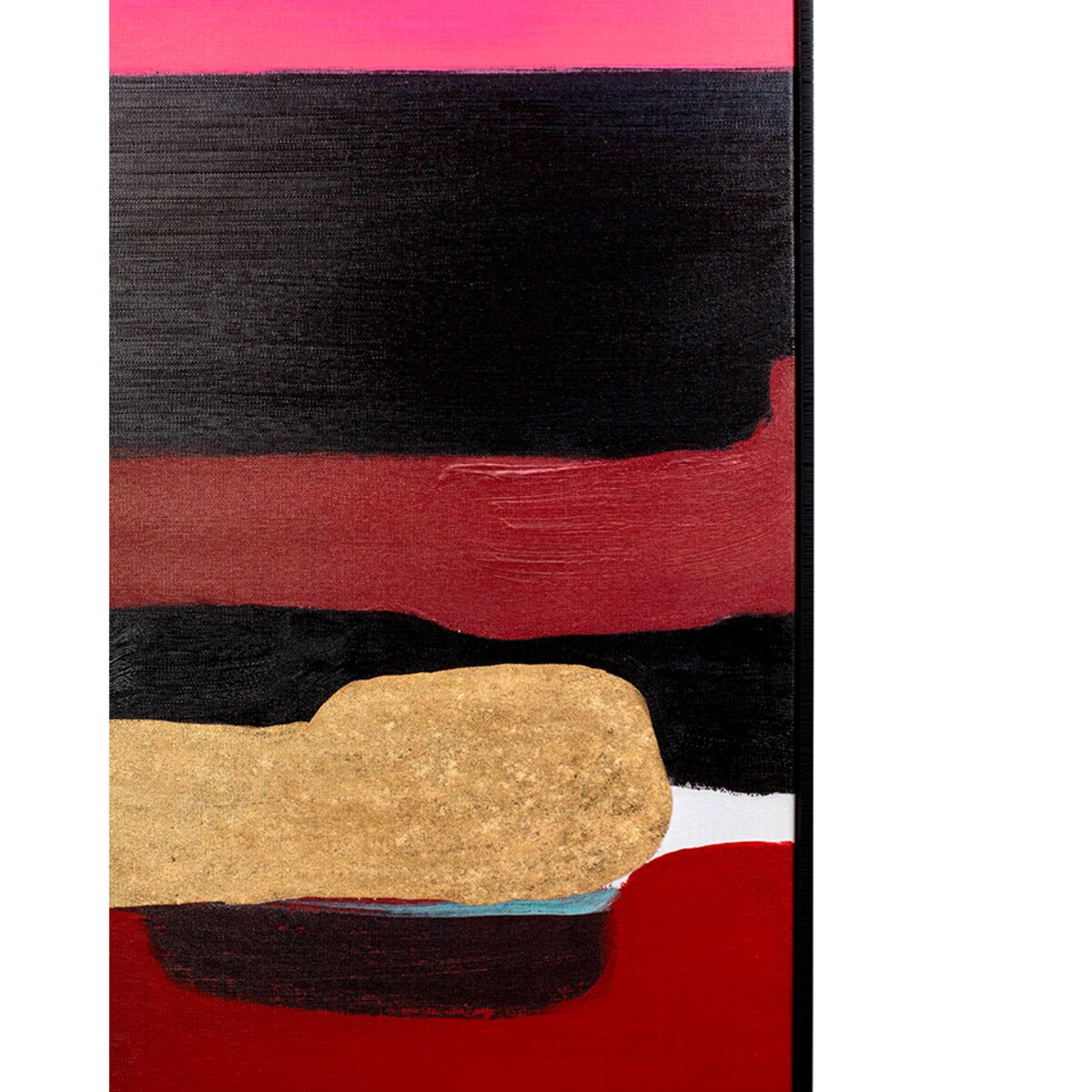 KARE obraz ABSTRACT SHAPES PINK 73x143 cm