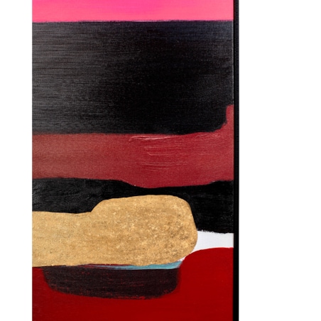 KARE obraz ABSTRACT SHAPES PINK 73x143 cm