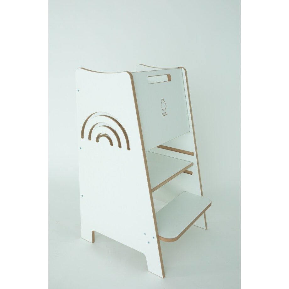 Kitchen Helper Pomocnik PODEST dla Dzieci do kuchni Tęcza DREWNIANY CE