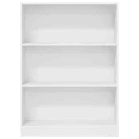 vidaXL Regał, biały, 80x24x109 cm, materiał drewnopochodny