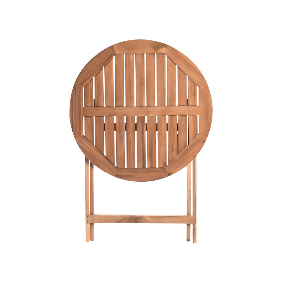 Zestaw mebli balkonowych Składane FEBBIO Certyfikowane drewno akacjowe Brązowy