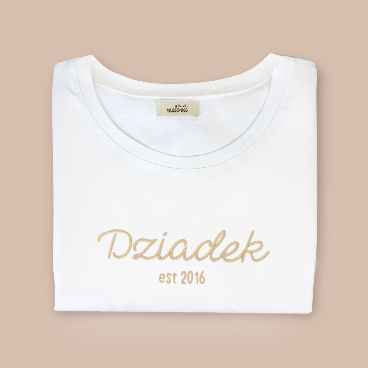 T-shirt biały męski - Dziadek - S/M