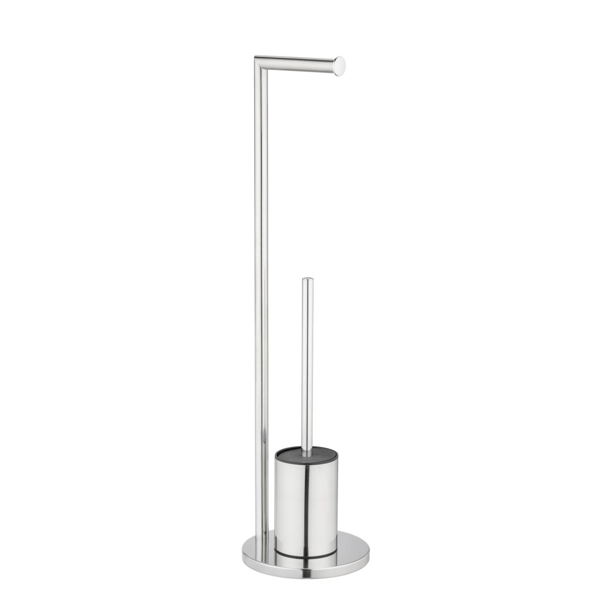 Stojak na szczotkę WC z uchwytem na papier 2w1 FERLA