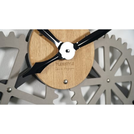 Duży zegar ścienny INDUSTRIAL 80cm