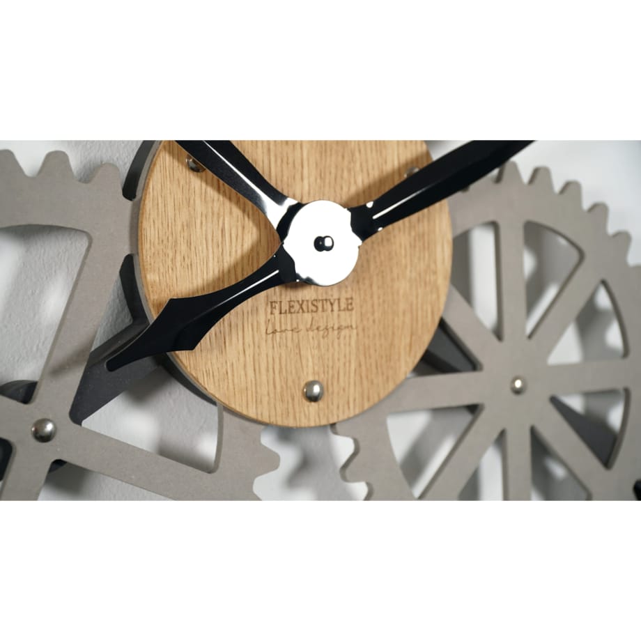 Duży zegar ścienny INDUSTRIAL 80cm