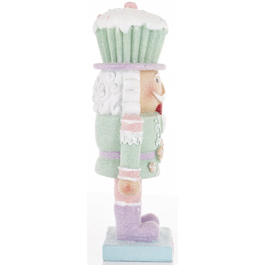 Figurka - Dziadek do orzechów 23x10x7 cm MUFINKOWY