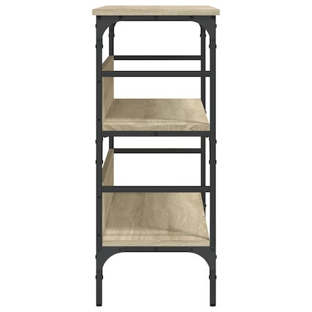 vidaXL Stolik konsolowy, dąb sonoma, 100x32x75 cm