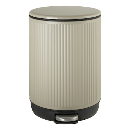 Kosz na śmieci do łazienki kuchni beżowy 5L
