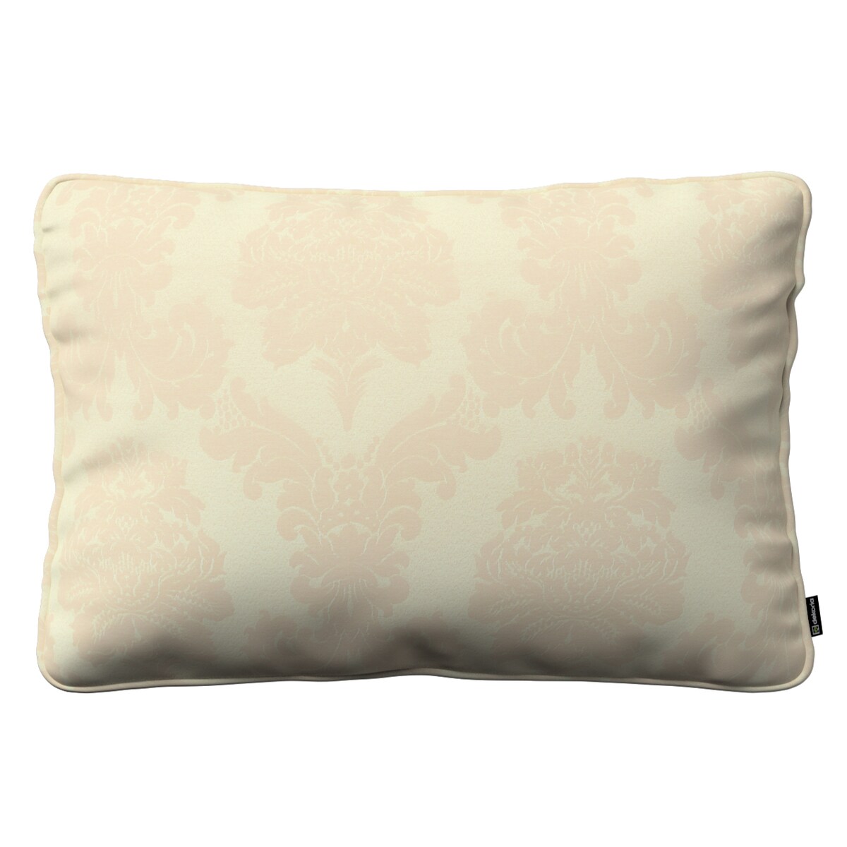 Poszewka Gabi na poduszkę prostokątna 60x40 liście akantu na tle ecru