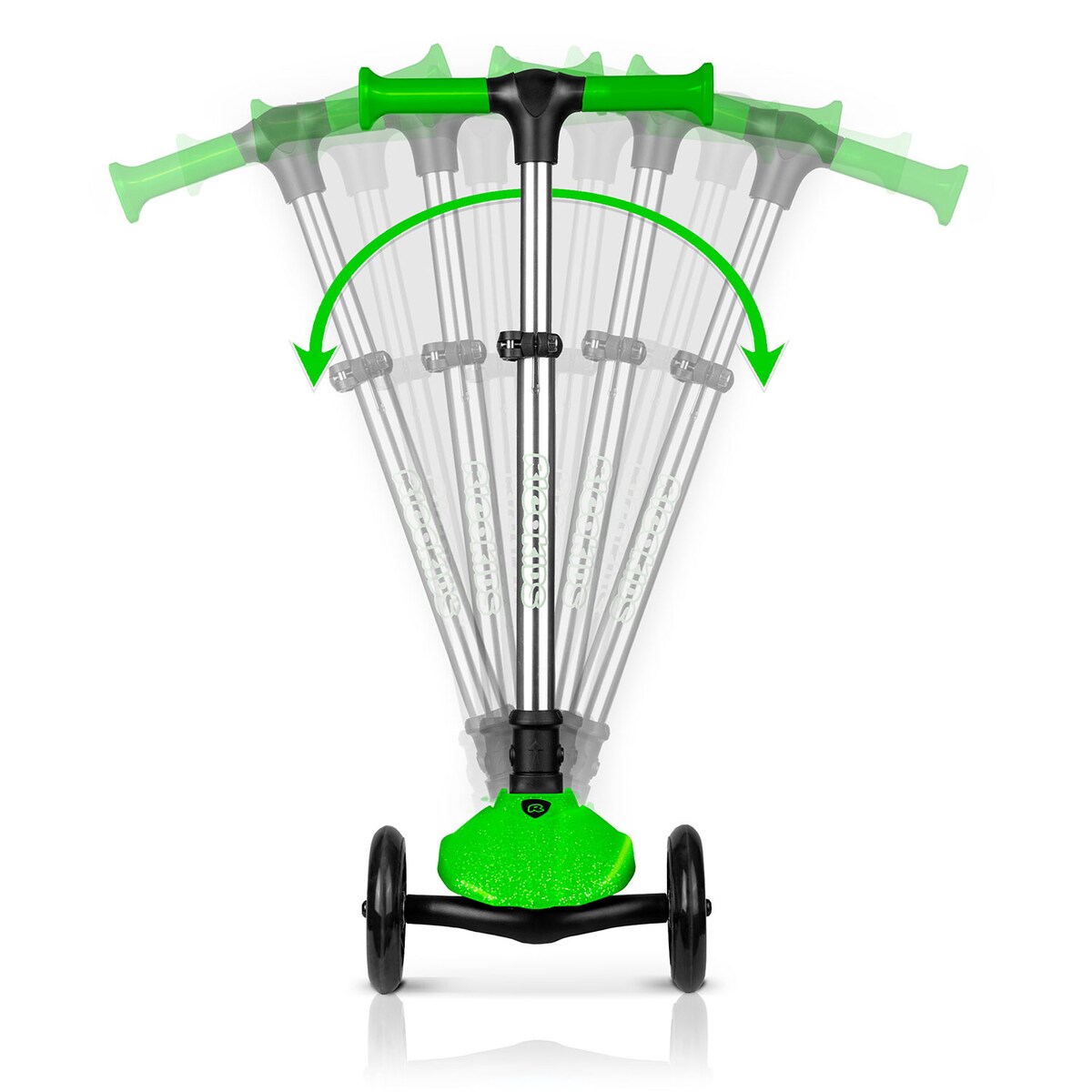 Hulajnoga trójkołowa dla dzieci Ricokids Jelly balansowa świecąca w ciemności 765900