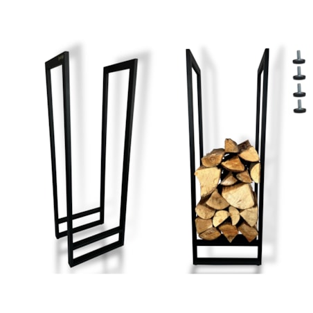 Stojak na drewno kominkowe LOFT