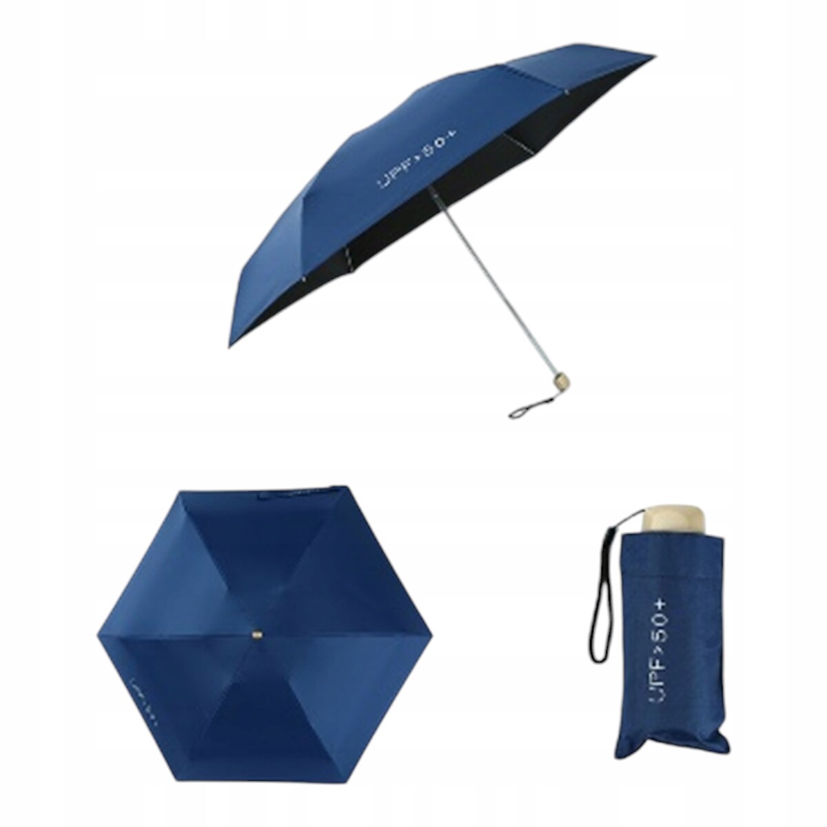 Parasolka kieszonkowa składana LEKKA MAŁA kompaktowa PARASOL MAŁY mini