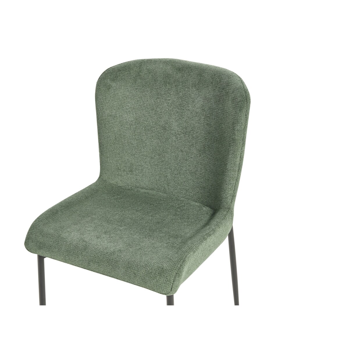 Zestaw 2 krzeseł do jadalni zielony ADA