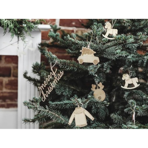 Zawieszki dekoracyjne Święta, mix