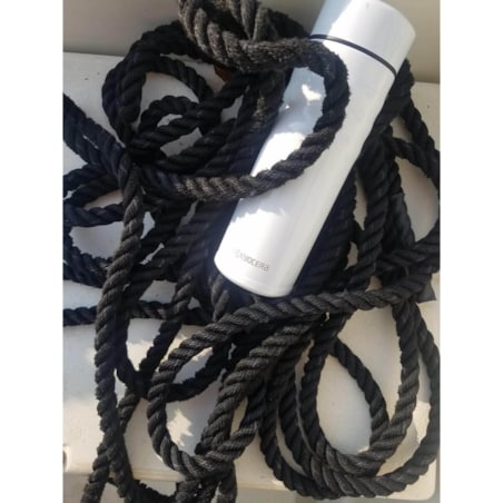 Kubek termiczny metaliczny biały Twist Top, 500 ml, Kyocera