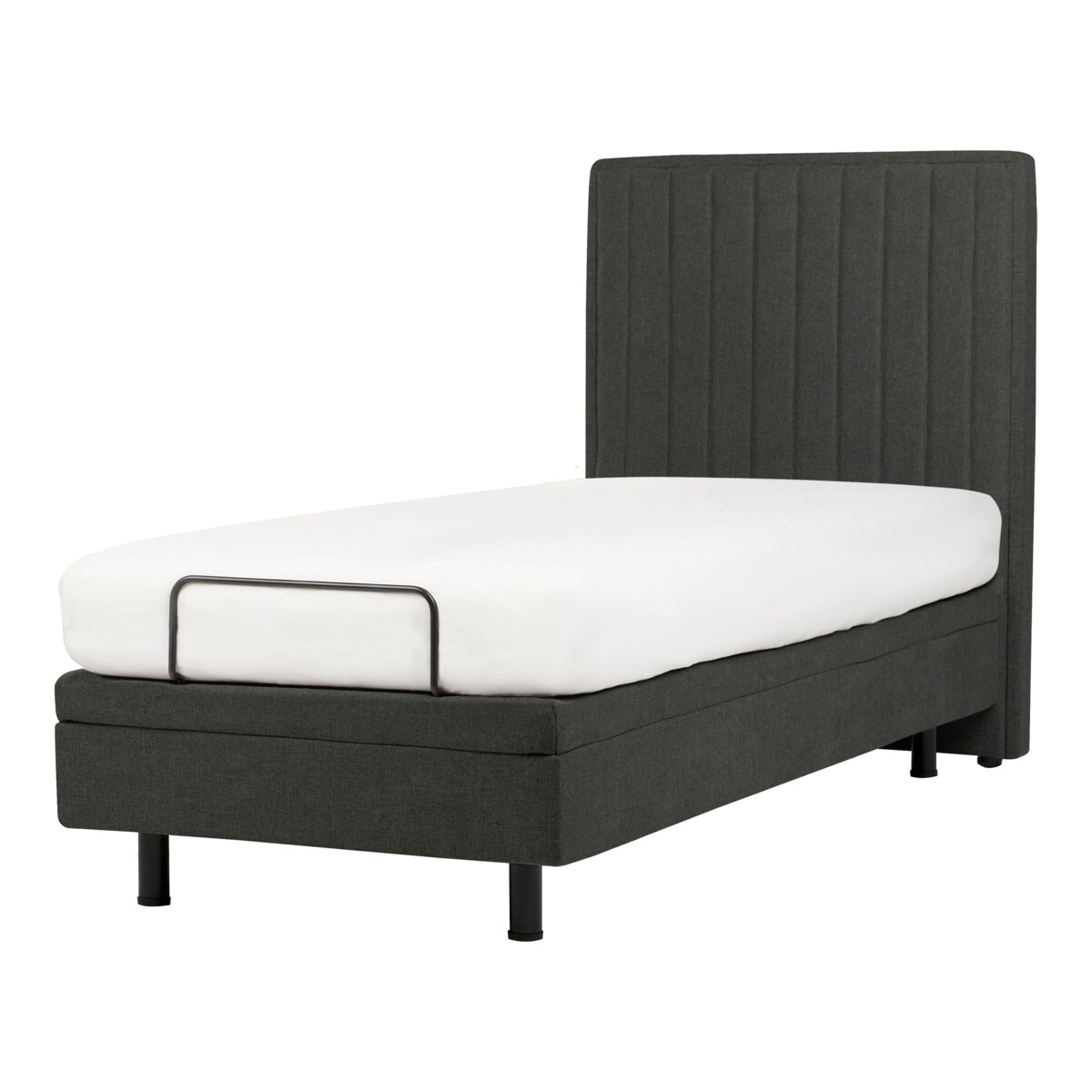 Łóżko regulowane DUKE II 90 x 200 cm Ciemnoszary