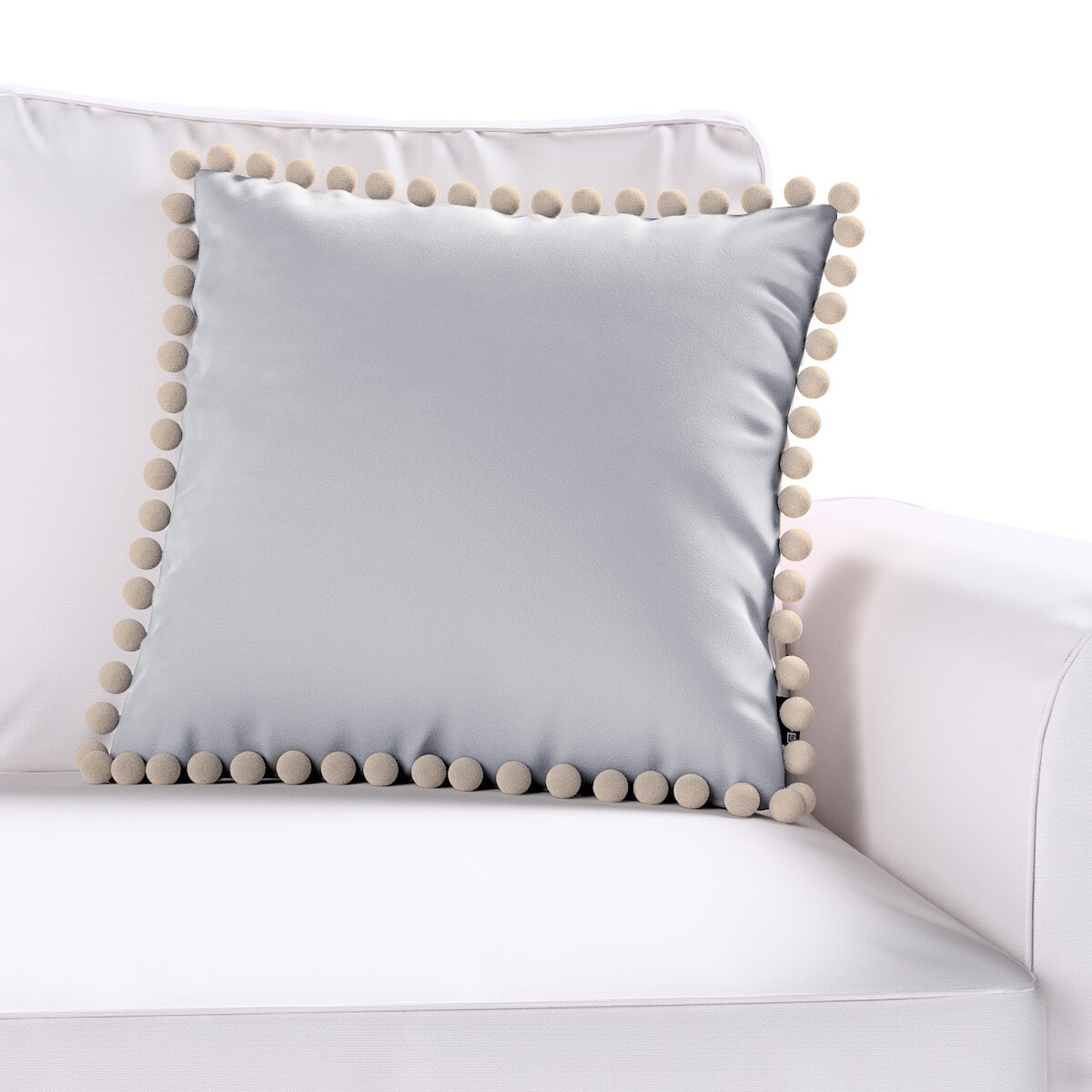 Poszewka Wera na poduszkę 45x45 srebrzysty szary